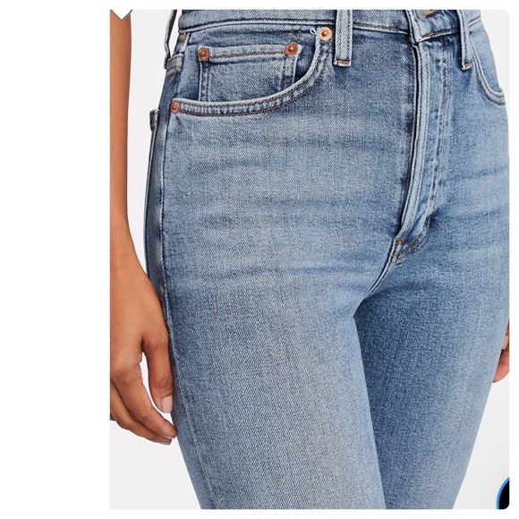 Re/Done High Rise Ankle Crop Jeans sz23 - Picture 7 of 7